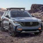 Blue Mazda CX50 SUV PHEV Hybrid