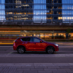 2025 CX-5 in the city at night