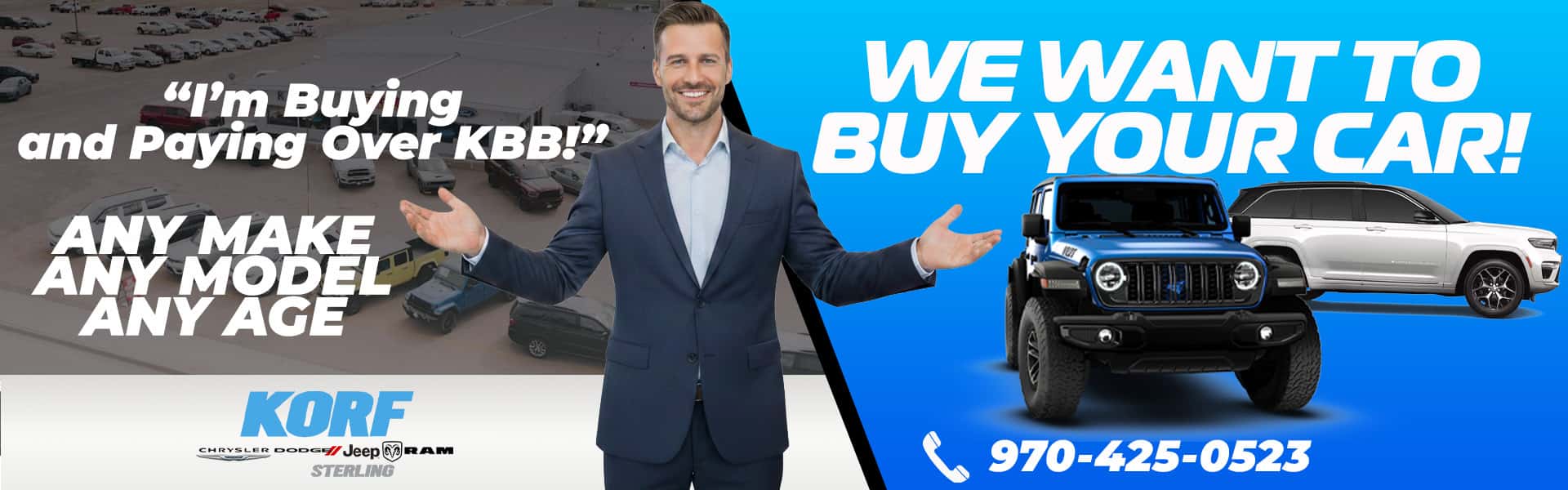 We-Want-To-Buy-Your-Car-Korf-Sterling-CDJR