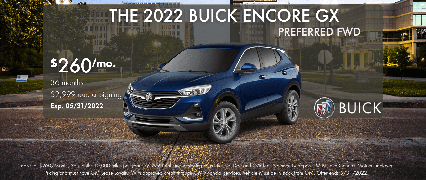 Lease the 2022 Buick Encore GX at Zeigler Dearborn