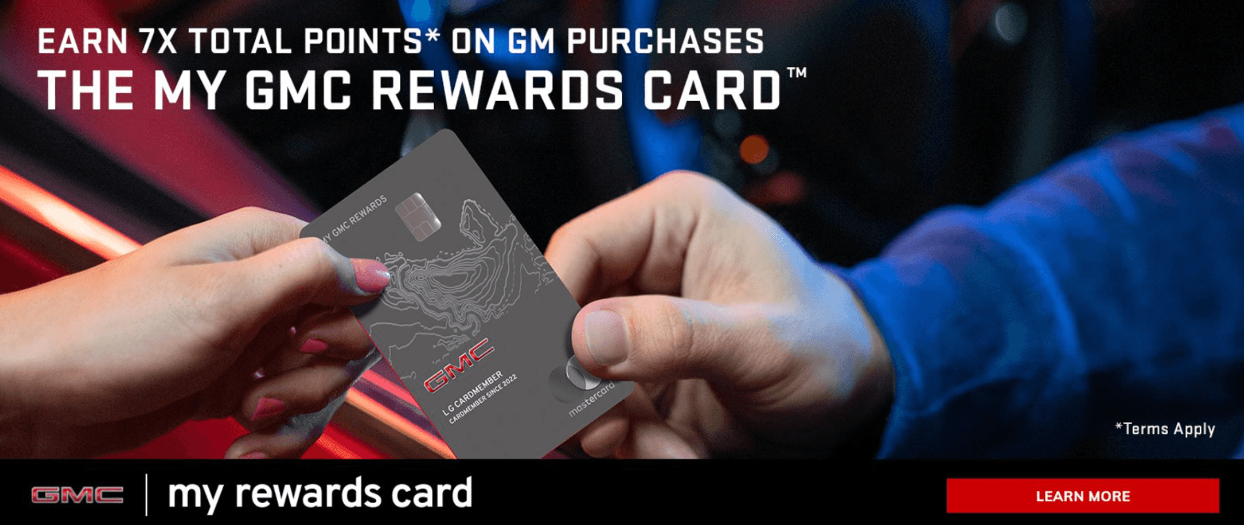 Earn 7x Total Points on GM Purchases