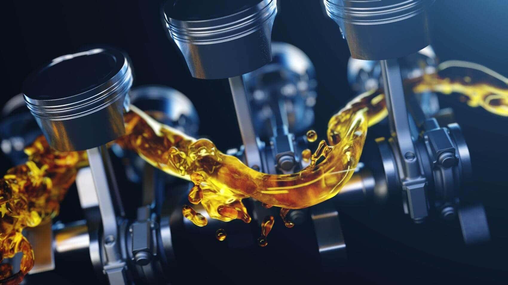 Motor oil at work