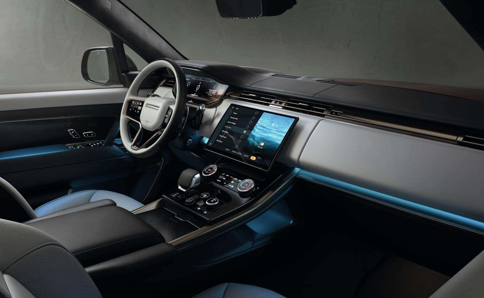 Interior of the 2023 Range Rover Sport