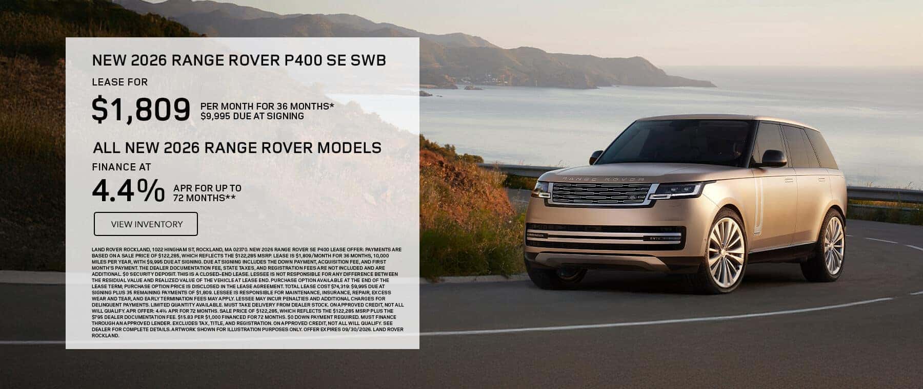 Range Rover SE P400