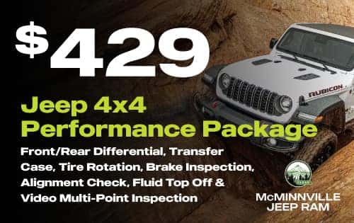 McMinnville Jeep Ram Jeep 4X4 Performance Package