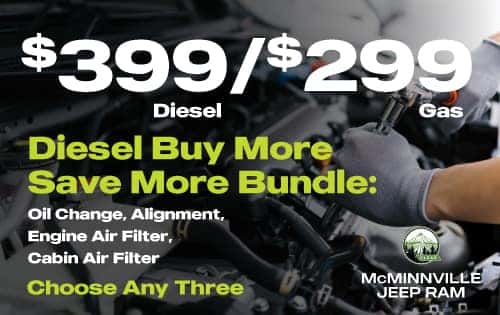 McMinnville Jeep Ram Buy More Save More Bundle