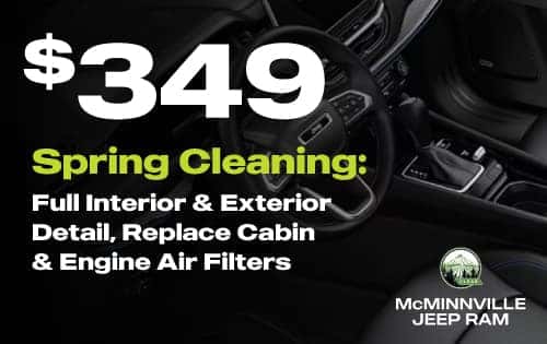 Spring Cleaning - Detail at McMinnville Jeep Ram
