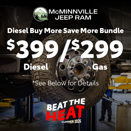 Buy more save more at McMinnville Jeep Ram