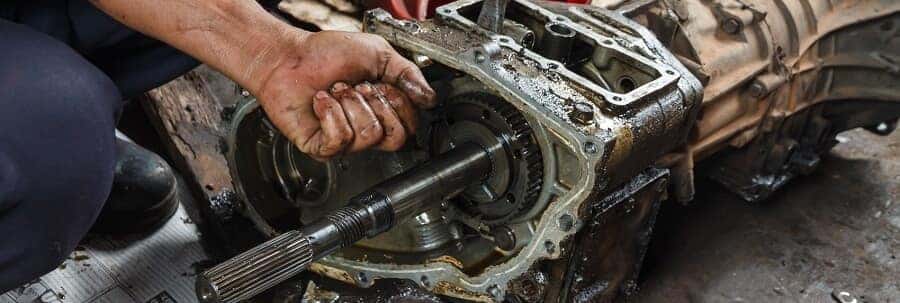 Fixing the transmission of a car