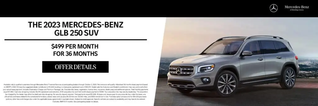 New Vehicle Specials | Mercedes-Benz of Bowling Green