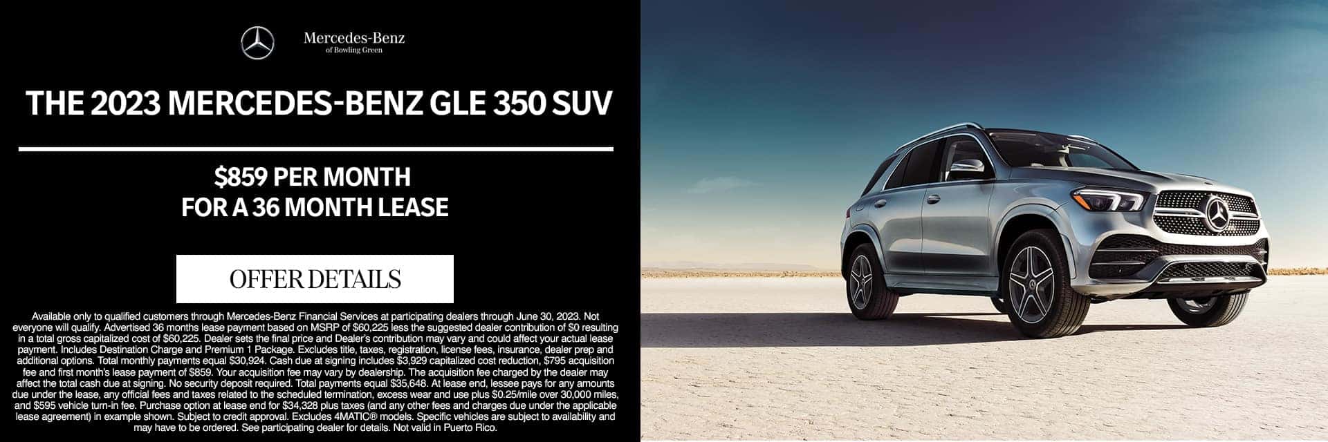 June 2023 GLE 350 SUV