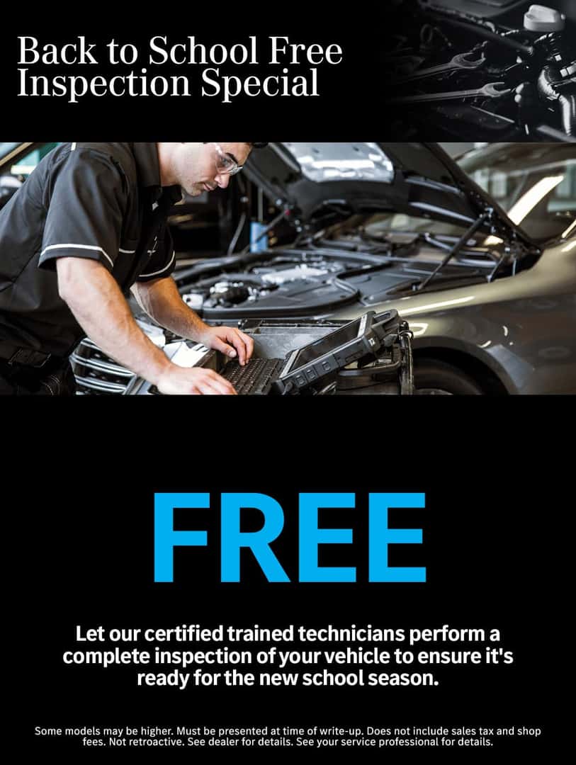 back to school free inspection special