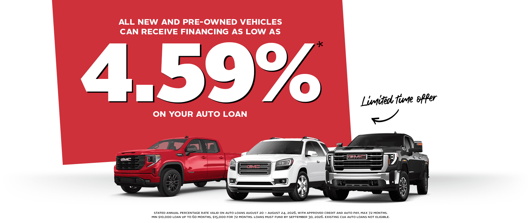 4.59% Financing Until August 24