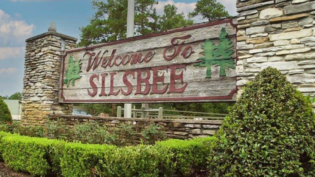Welcome to Silsbee Texas sign