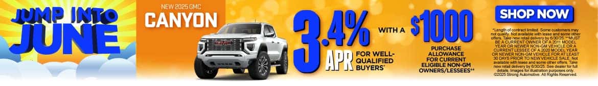 New 2025 GMC Canyon 