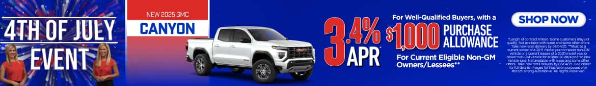 New 2025 GMC Canyon 