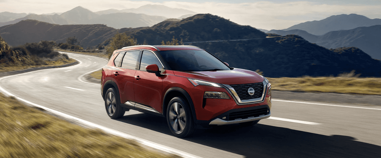 Red Nissan Rogue