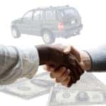 Two men shaking hands
