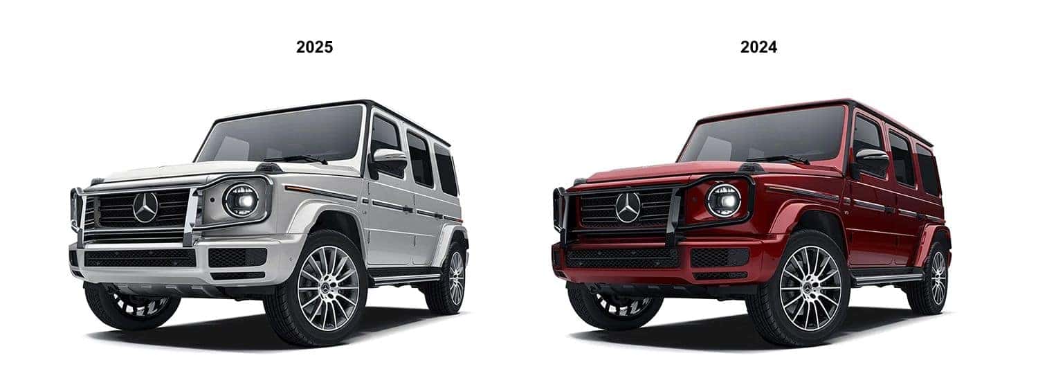 2025 Mercedes-Benz G-Class vs. 2024 Mercedes-Benz G-Class