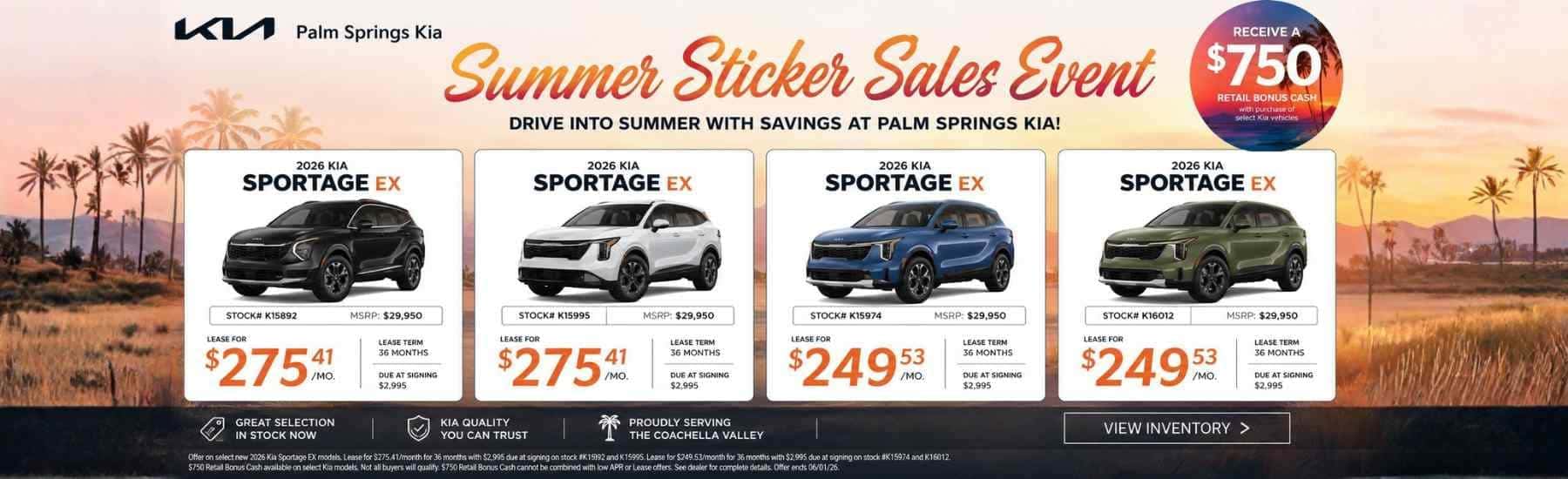 June sportage sales desktop