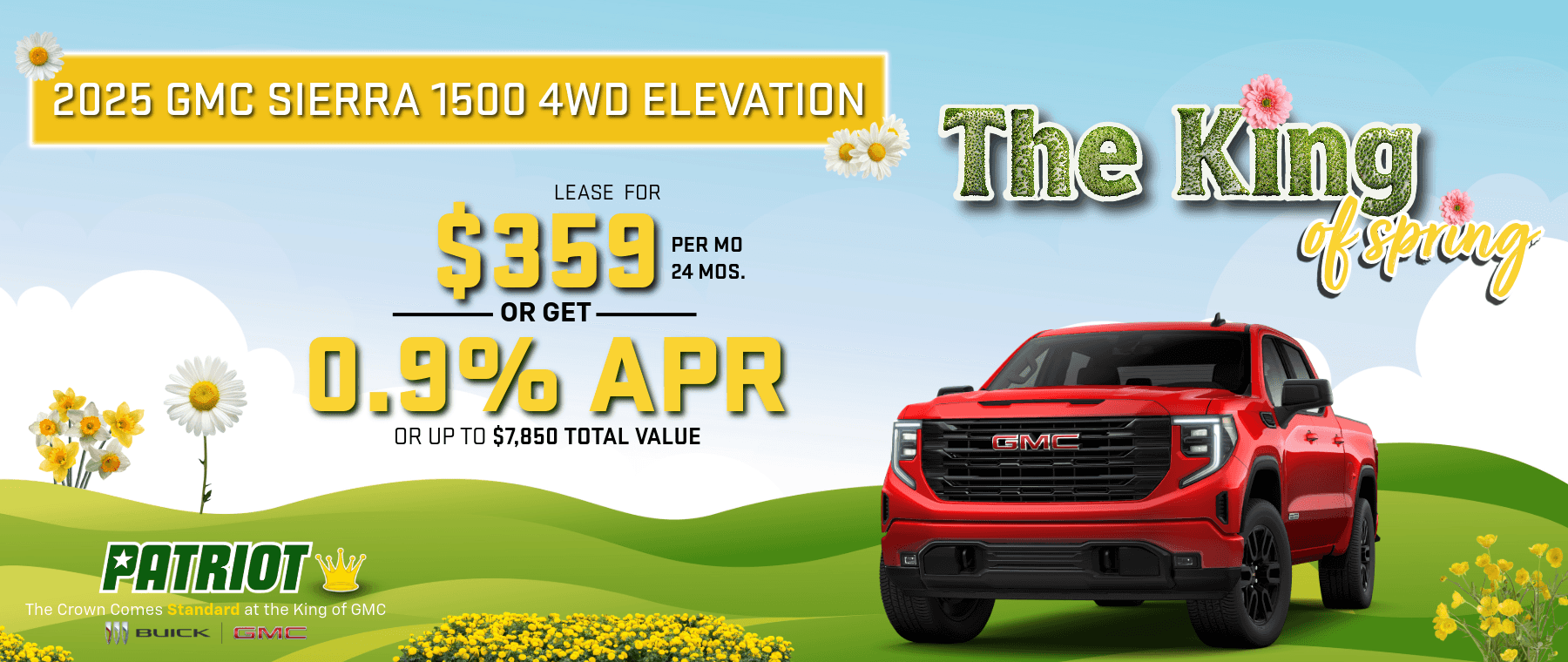 Patriot-Specials-10-2025-GMC-Sierra-1500-Offer-April-Patriot