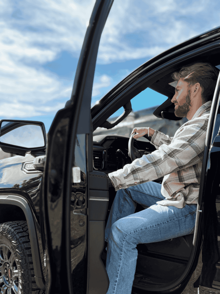 GMC Sierra AT4X premium interior and front seating