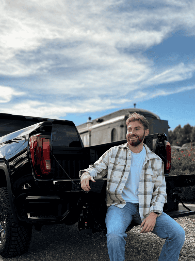 2026 GMC Sierra AT4X MultiPro tailgate near Colebrookdale Railroad