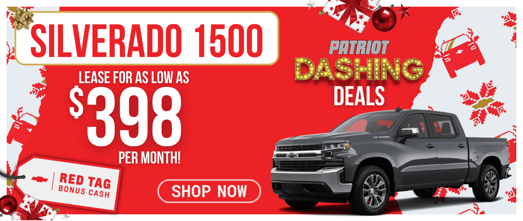 silverado red tag lease december patriot