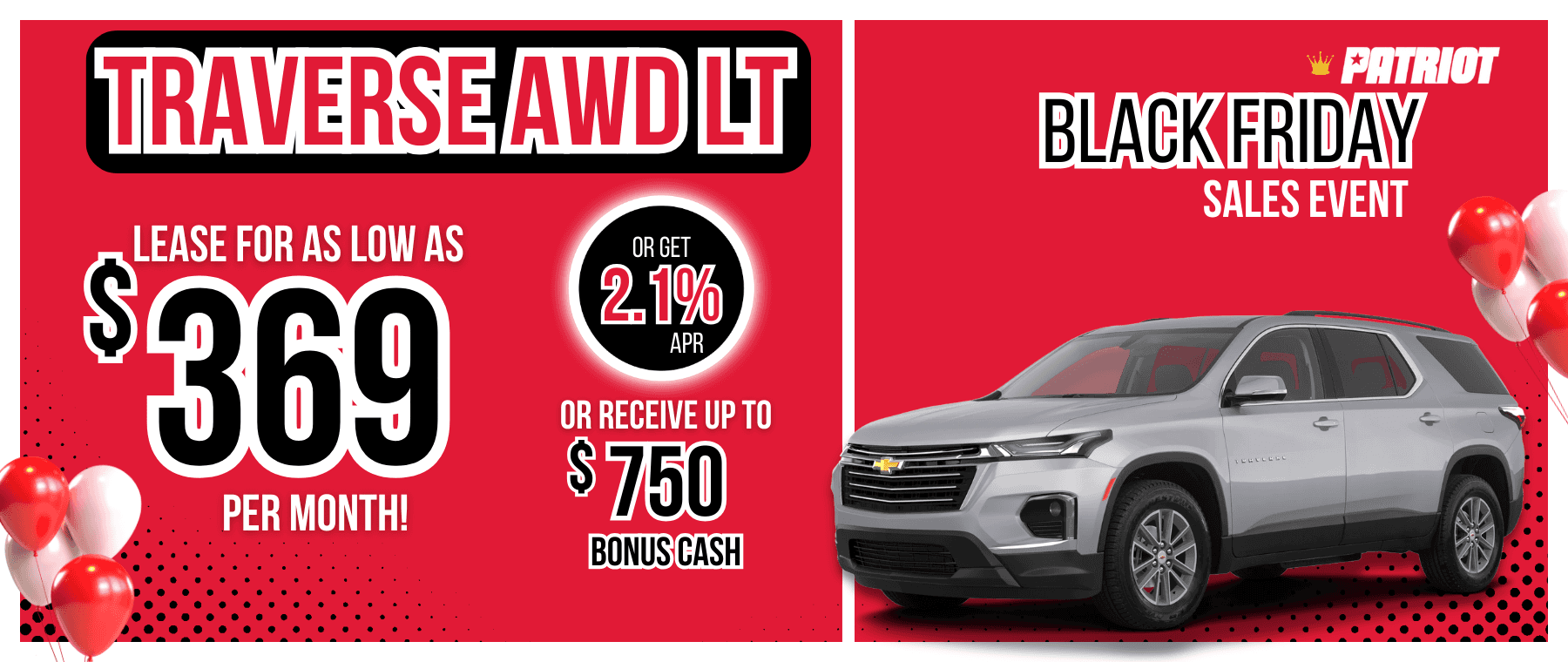 2023 chevrolet traverse awd lt offer patriot november 2023