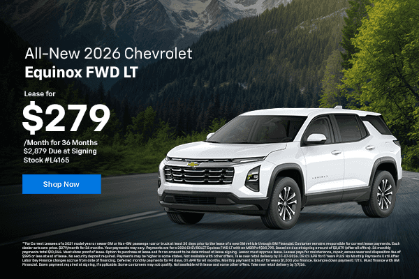 All-new 2026 Chevrolet Equinox FWD LT