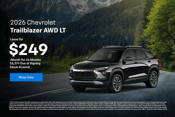 New 2026 Chevrolet Trailblazer AWD LT