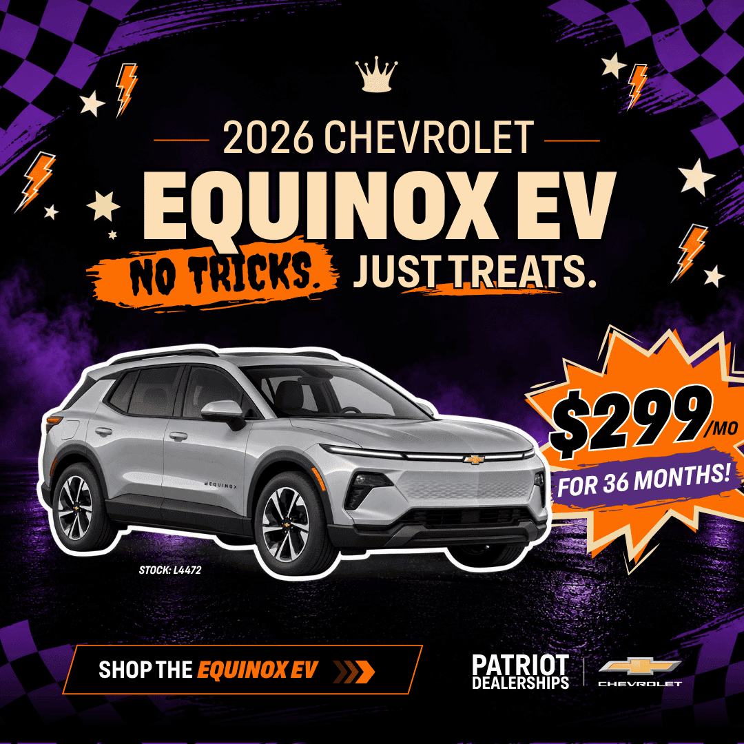 Chevrolet Equinox EV lease and finance offer at Patriot Chevrolet of Limerick