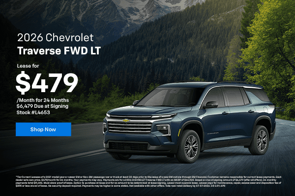 2026 Chevrolet Traverse FWD LT