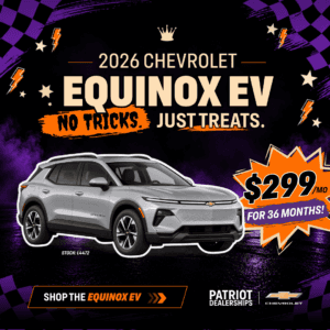 2026 Chevrolet Equinox EV Lease Offer at Patriot Chevrolet of Warminster, PA