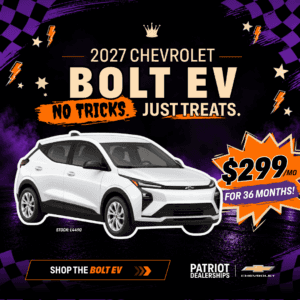 2027 Chevrolet Bolt EV Lease Offer at Patriot Chevrolet of Warminster, PA