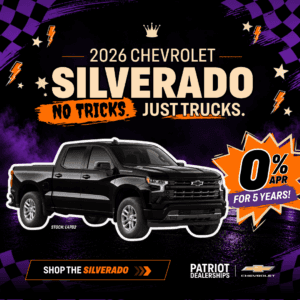 2026 Chevrolet Silverado Lease Offer at Patriot Chevrolet of Warminster, PA