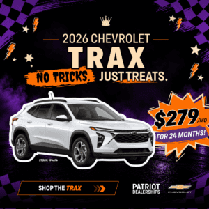 2026 Chevrolet Trax Lease Offer at Patriot Chevrolet of Warminster, PA