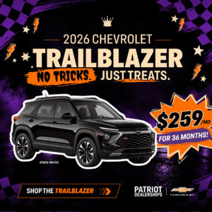 2026 Chevrolet Trailblazer Lease Offer at Patriot Chevrolet of Warminster, PA