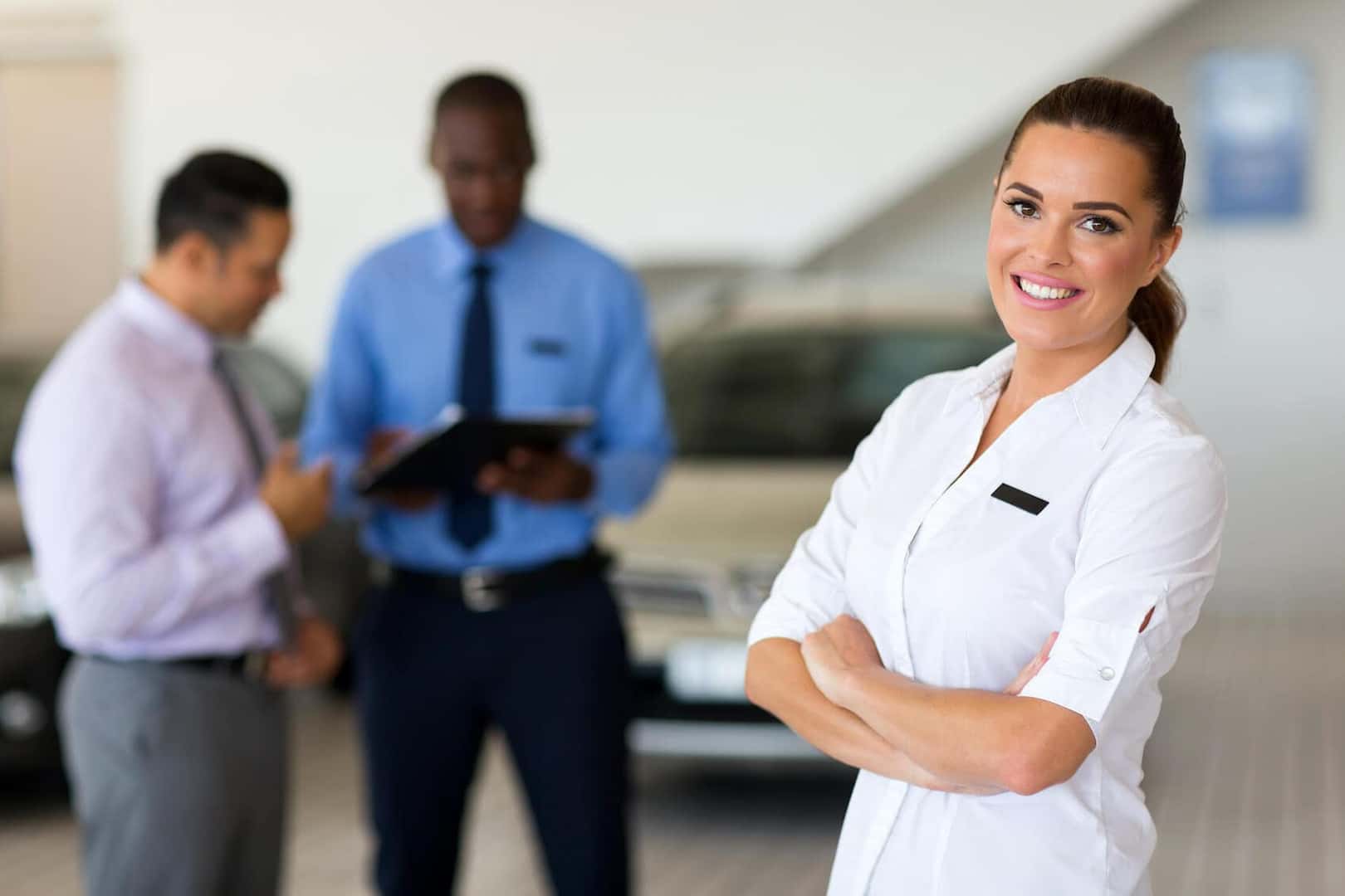 Auto team members