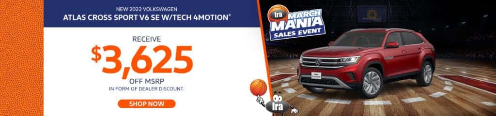 New 2022 Volkswagen Atlas Cross Sport V6 SE with Technology with 4MOTION®