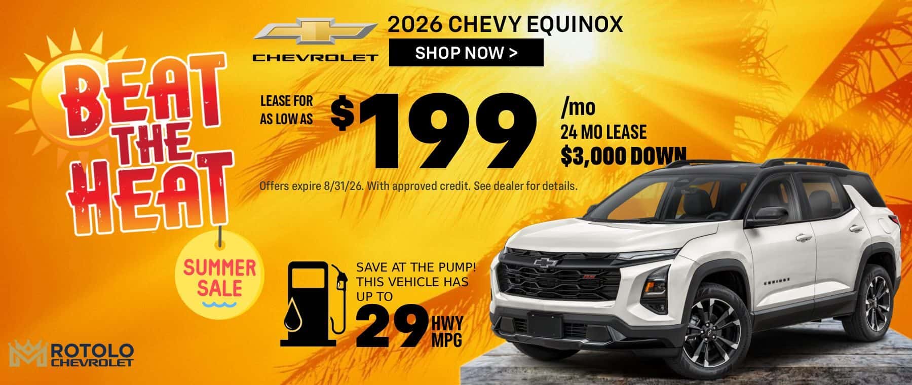 $199 Lease on 2026 Equinox