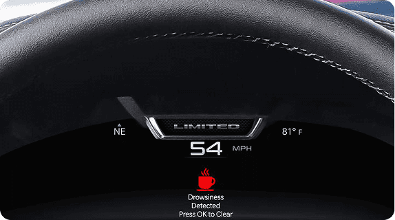 AVAILABLE DROWSY DRIVER DETECTION*