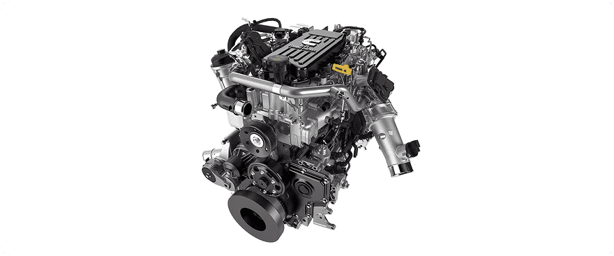 AVAILABLE HIGH-OUTPUT 6.7L CUMMINS® TURBO DIESEL I6 ENGINE