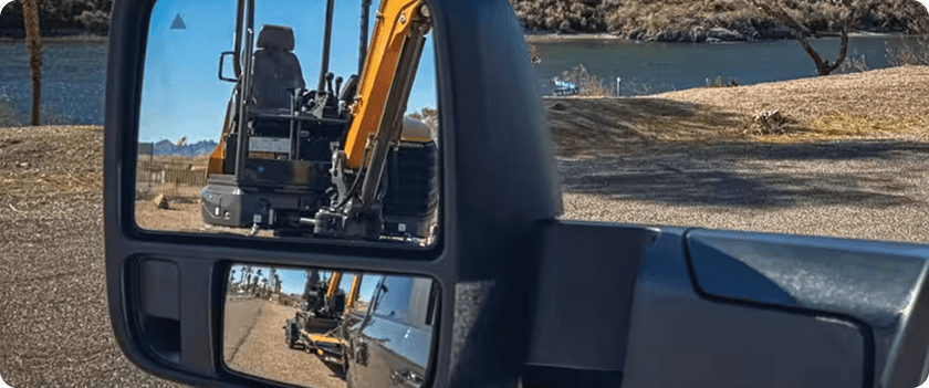 CLASS-EXCLUSIVE AVAILABLE POWER CONVEX TRAILER TOW MIRRORS*