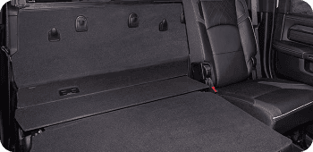 Double Rear Seats Folded