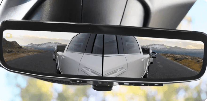 EXTERIOR MIRROR CAMERAS ACTIVATED