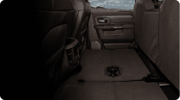 FOLD-FLAT LOAD FLOOR WITH UNDER-SEAT STORAGE