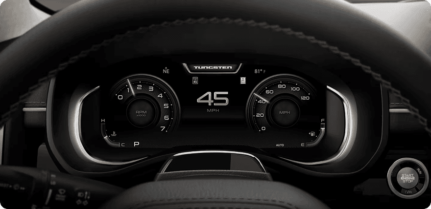 INTERACTIVE DIGITAL CLUSTER DISPLAY