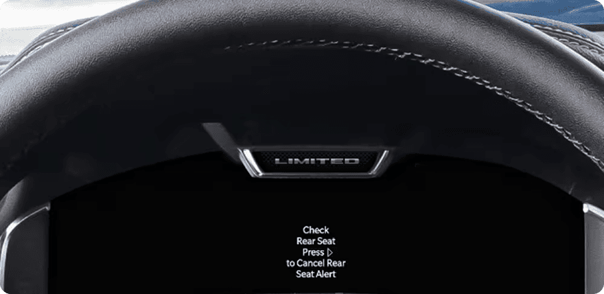 REAR SEAT REMINDER ALERT