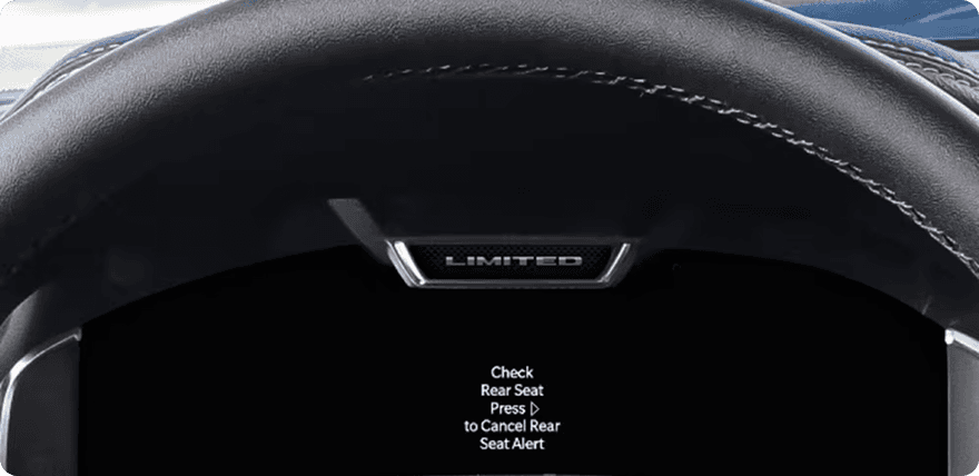 REAR SEAT REMINDER ALERT